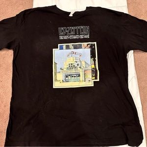 Men’s Led Zeppelin The Song Remains The Same Black Tshirt XL